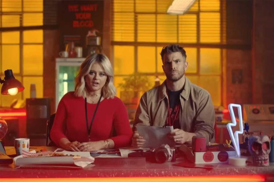 ITV2: work stars Atack and Dommett