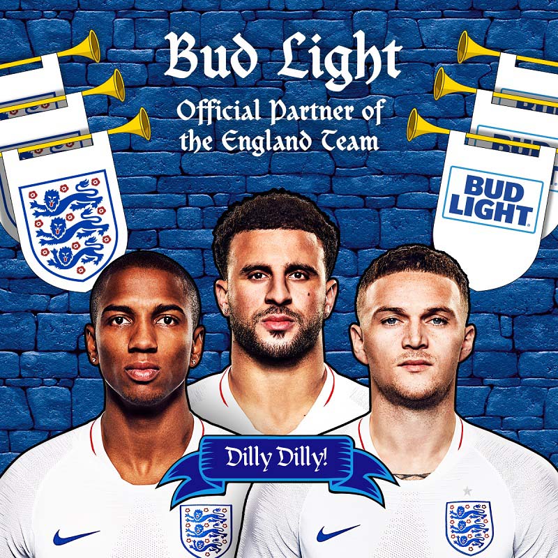 Dele Dele! Bud Light replaces Carlsberg as official beer of England football team