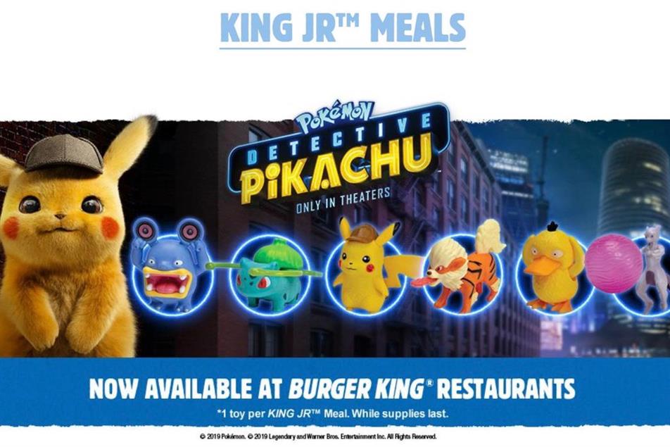 Pokemon toys burger store king 2019