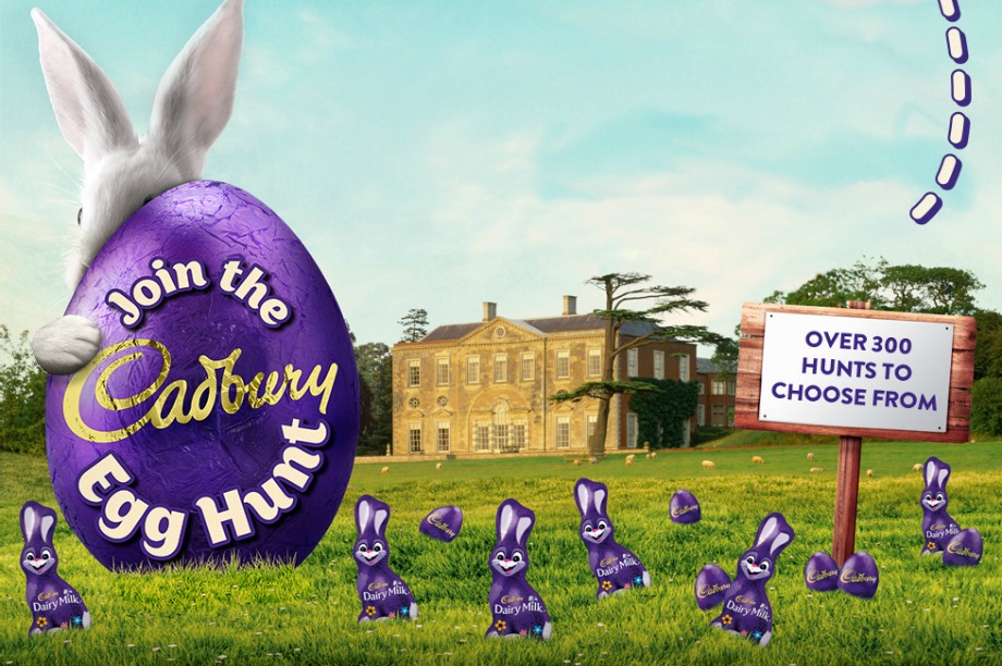 Cadbury: easter egg hunt in London is one of many being run across the UK