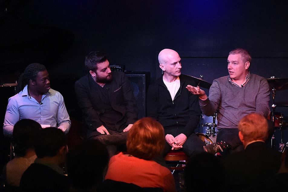 (L-R): Ade Adepitan, Alex Brooker, Craig Mawdsley, Paddy Power