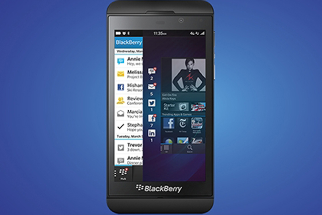 New smartphone: the BlackBerry Z10