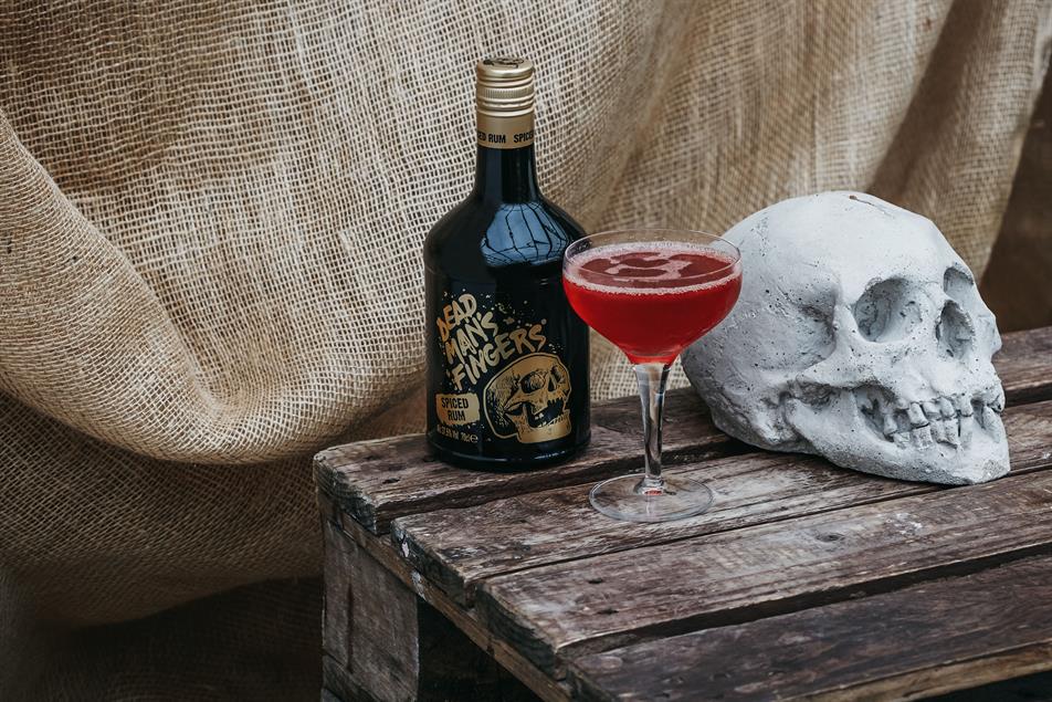 Cornish rum Dead Man's Fingers 'celebrates craniums' for London launch