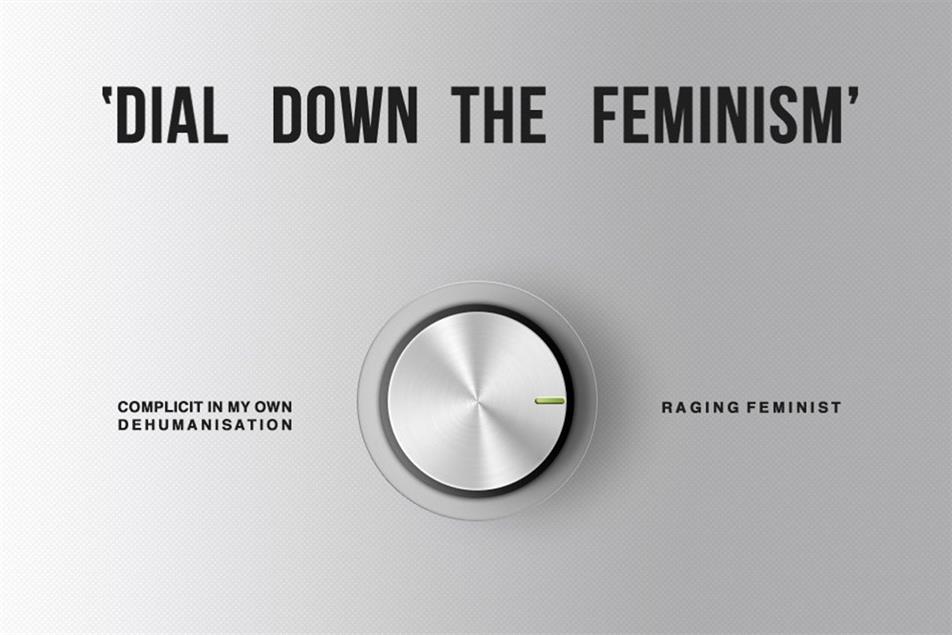 The artist told to 'Dial down the feminism' says creatives don't need to be thick-skinned