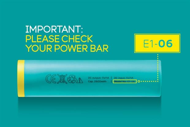 EE: the mobile operator has issued a second recall for its Power Bar portable charger