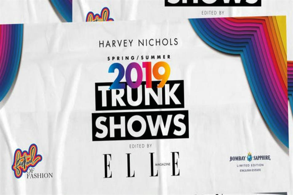 Harvey Nichols and Elle: similar events will run outside London
