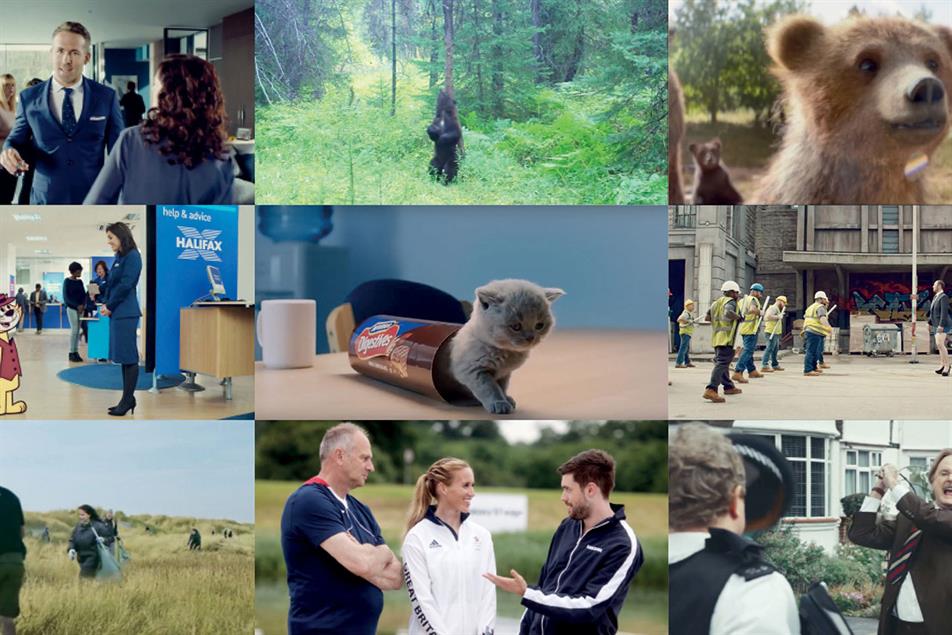 The UK's favourite ads of 2016