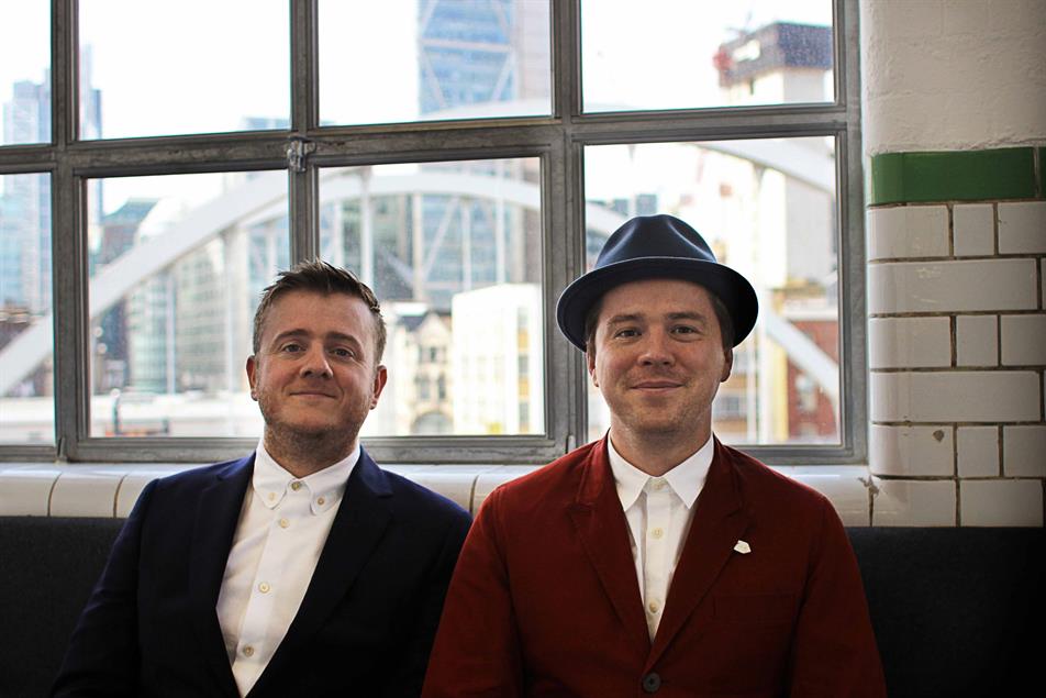 Feed: Mark Malone (left) with Matt Lynch, the managing director