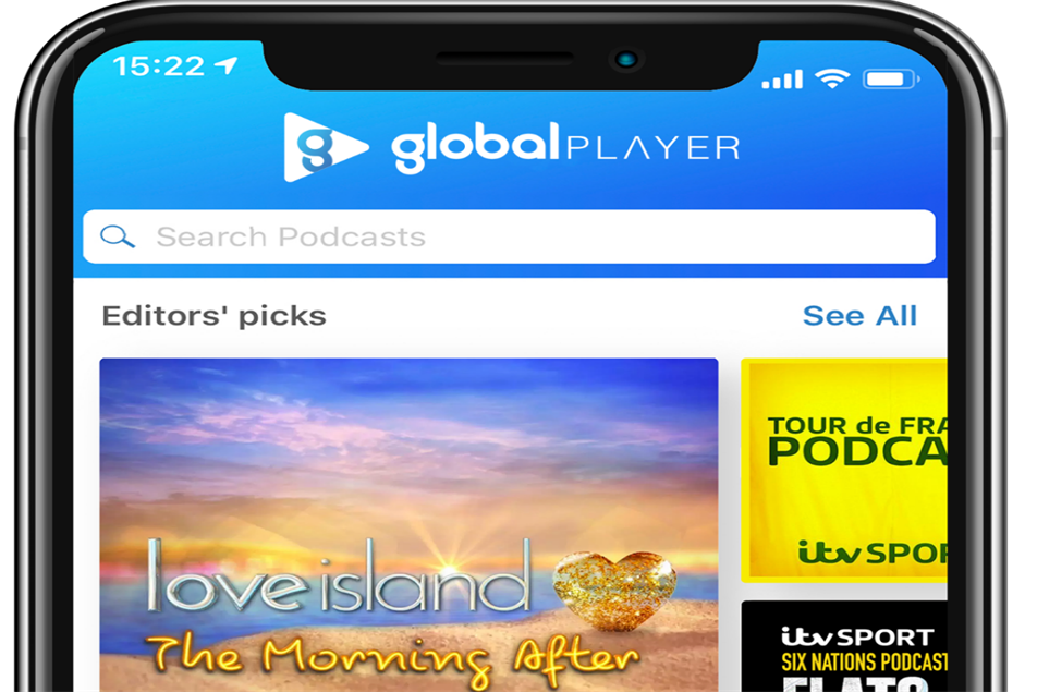 Global Player: ITV podcasts now available