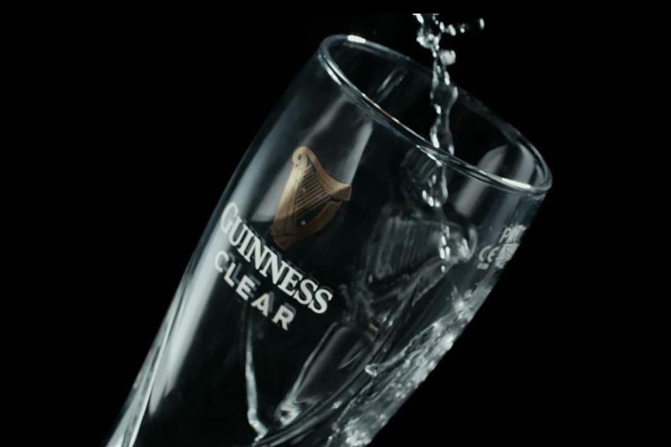 Guinness: spoof ad for 'Guinness Clear' encouraged drinking of water