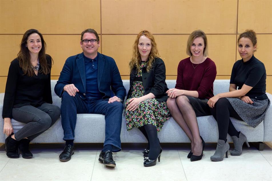JWT London's Female Tribes Consulting team: Barton; Whitehead; Pashley; Moody and Salvi
