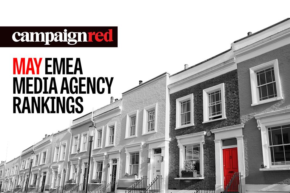 May EMEA media agency rankings