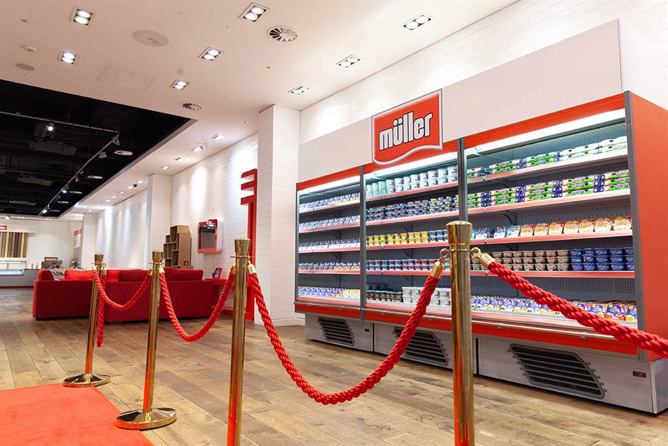 Muller offers 28,000 yoghurt combinations in first popup