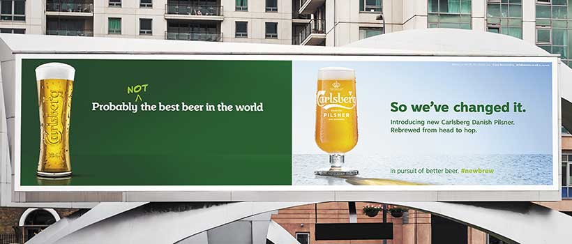 Carlsberg embraces the trolls and admits it was 'probably' not the best