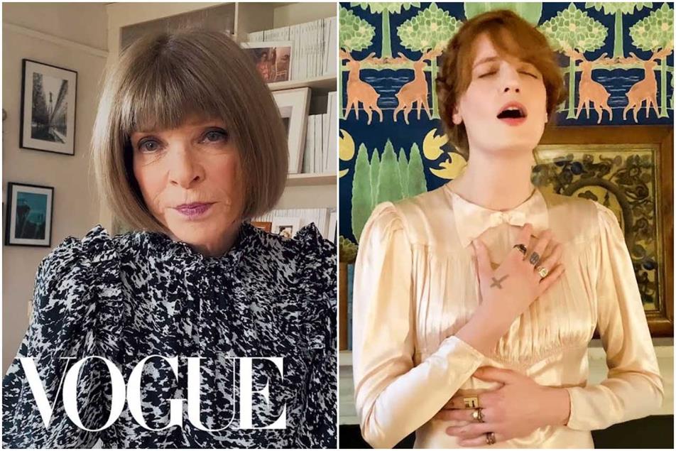 Vogue: Wintour and Welch appeared in live stream