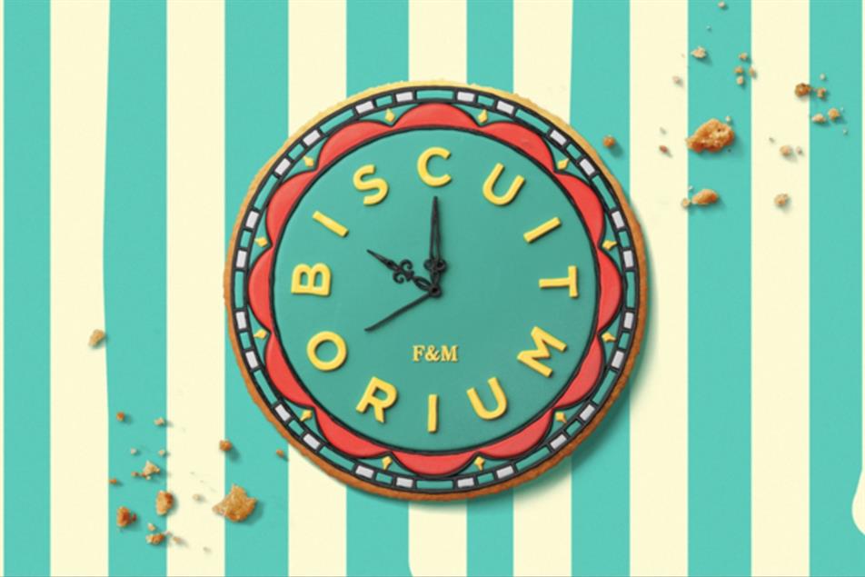 Fortnum & Mason 'The biscuitorium’ logo