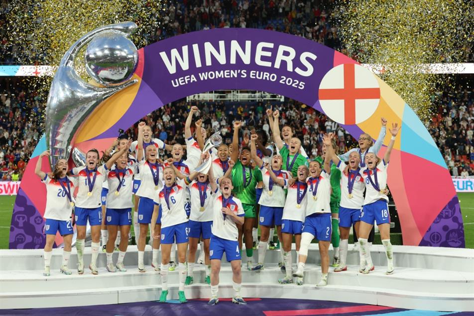 Brands celebrating England’s Euros win