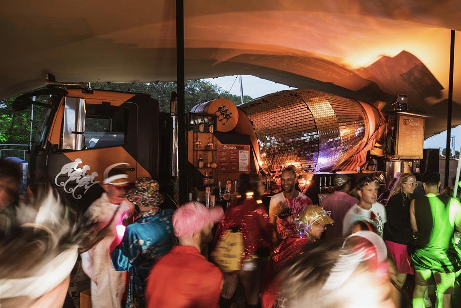 Whisky brand Monkey Shoulder brings the party to UK festivals with mixer  truck | Campaign US