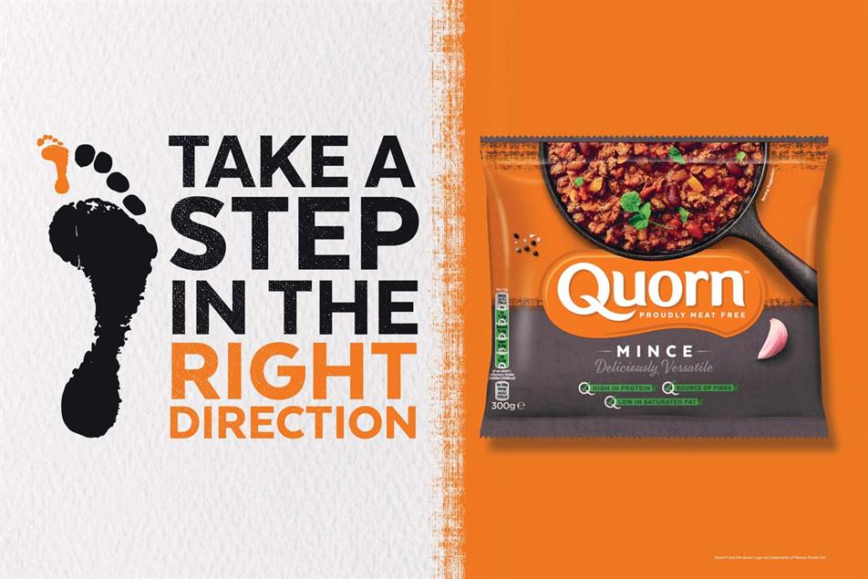 Quorn: advertising focused on making positive choice for environment