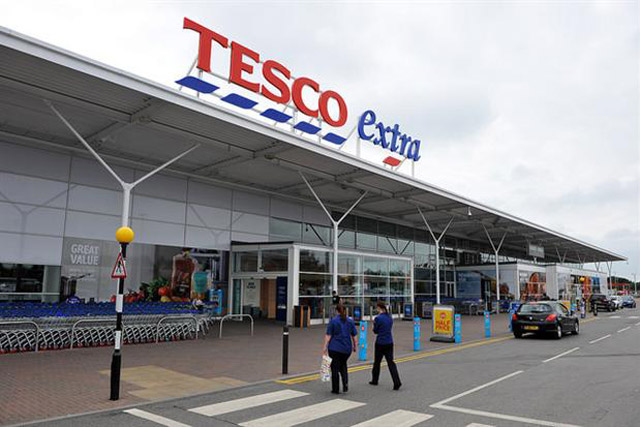 Tesco: continues fight to trademark the dashes under its logo