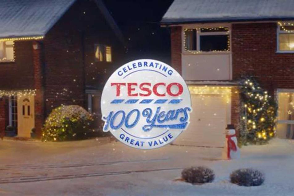 Tesco: Christmas campaign celebrates 100th anniversary