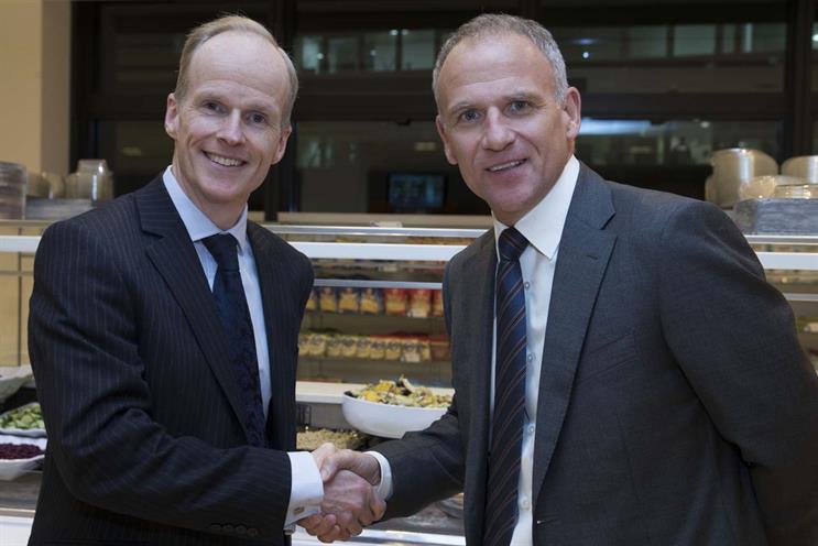 Booker CEO Charles Wilson and Tesco CEO Dave Lewis