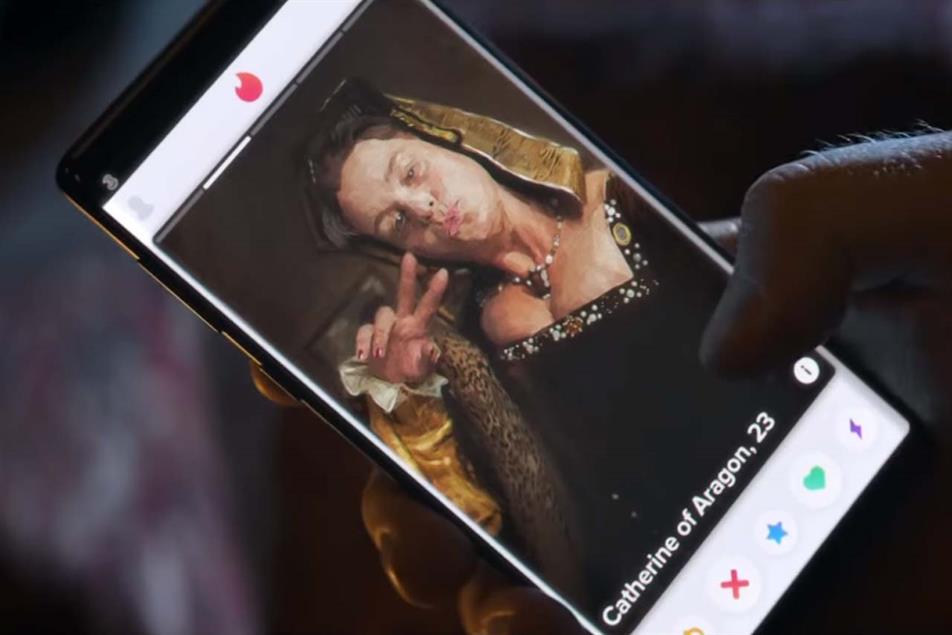 Three: current campaign includes partnerships with brands including Tinder