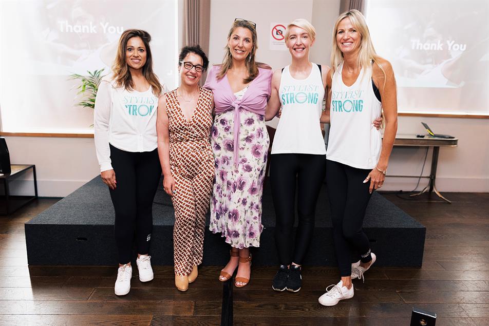 L-r: Stylist Strong's Neha Patel; MediaCom's Sue Unerman and Claudine Collins, and The Stylist Group's Georgia Holt and Sophie Robinson* 