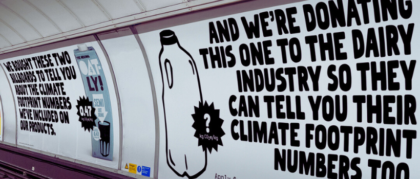 Oatly on daring 'big dairy' to show off its climate hoofprint | Campaign US