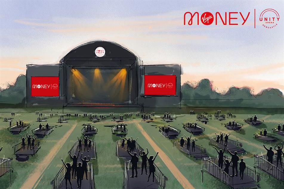 Virgin Money: open-air arena will have capacity for 2,500 people 