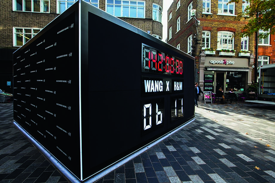 Experiential marketing: The Box of Wang promoted H&M's collaboration with Alexander Wang 