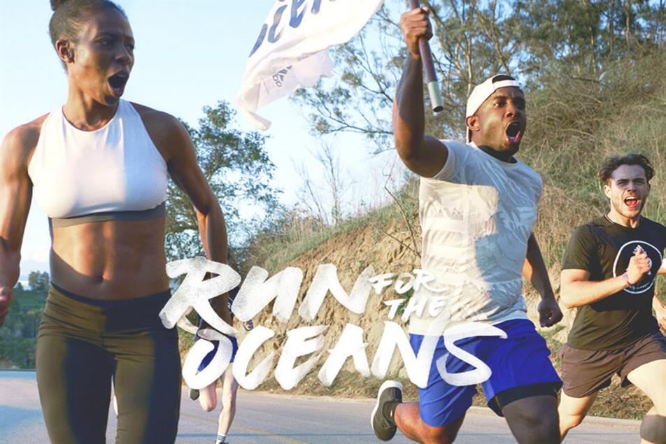 Adidas highlights plight facing oceans with community run