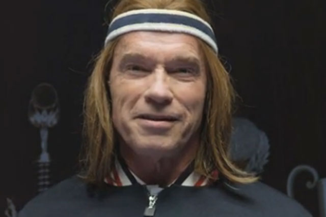 Arnold Schwarzenegger: the bewigged actor stars in Bud Light Super Bowl ad teaser
