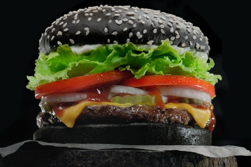 Burger King: limited edition Halloween burger comes with black buns