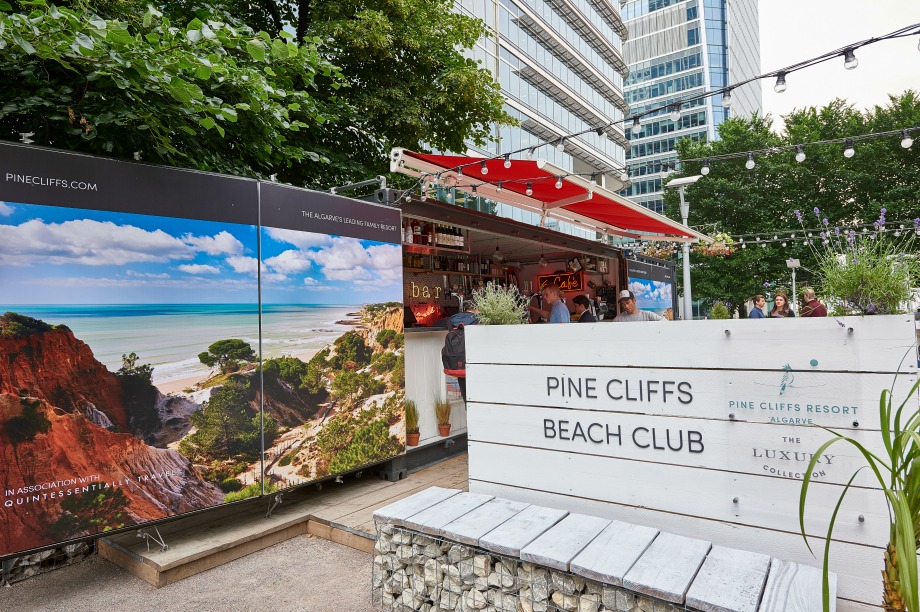 Canary Wharf opens Pine Cliffs Beach Club with vibes of Portugal 