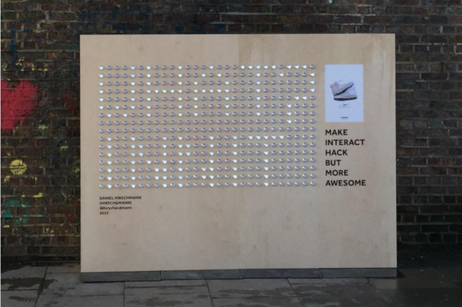 Daniel Hirschmann created an interactive piece for north London (@hirschandmann)  