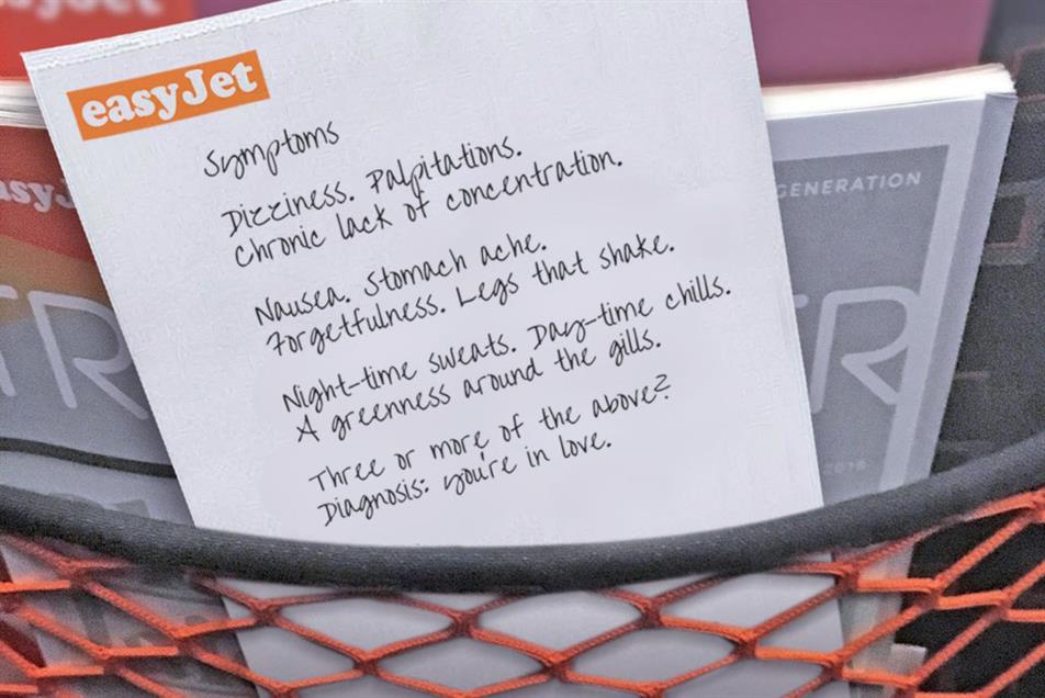 EasyJet asks customers to write poems on sick bags