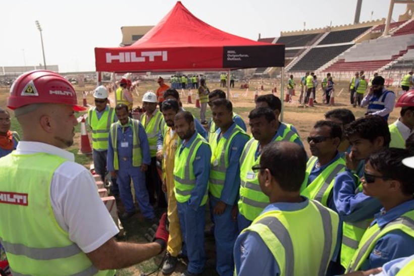Fifa: a safety day held at Qatar's Al Wakrah Stadium, one of the World Cup venues
