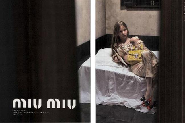 Miu Miu: this ad, which appeared in Vogue, has been banned