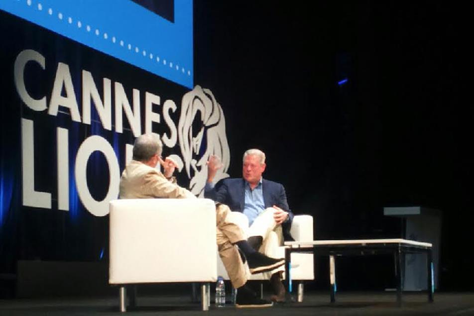 Sir Martin Sorrell: interviewed Al Gore at Cannes Lions