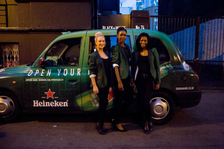 Heineken launched its Star Cabs activation in August