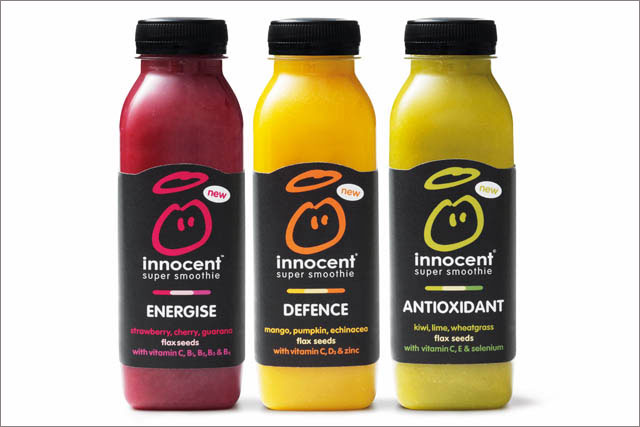 Innocent: new range of 'super smoothies'