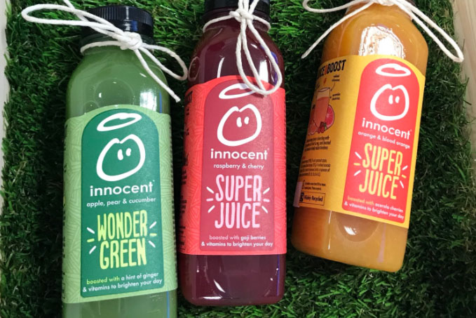 Innocent creates 'world's littlest juice bar'