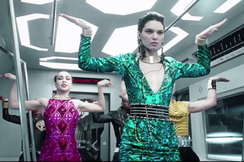 Balmain x H&M: the futuristic ad campaign features Kendall Jenner