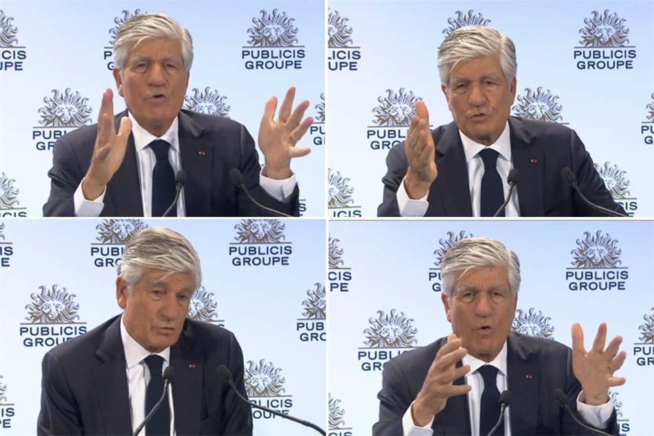 Levy, presenting Publicis Groupe's 2016 financial year results