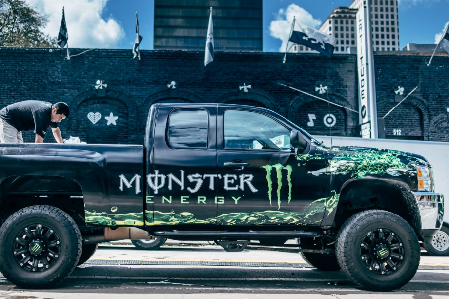 Monster Energy Drink Truck, Monster where advertising with …