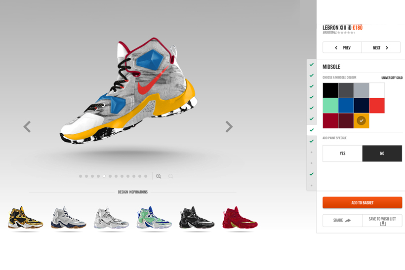 Nike ID has allowed its users to customise their trainers online