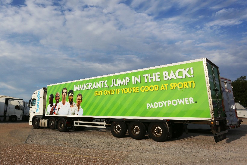 Paddy Power: the brand's summer 2015 Calais stunt