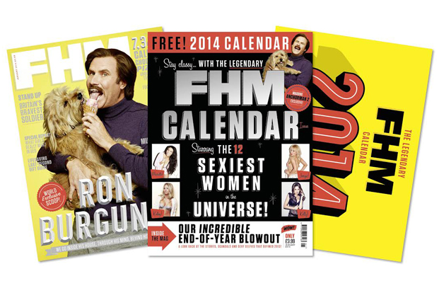 Will Ferrell: on FHM's January cover
