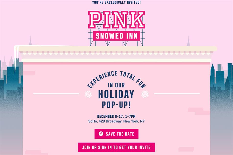 Victoria's Secret creates New York pop-up with large slide and snow globe